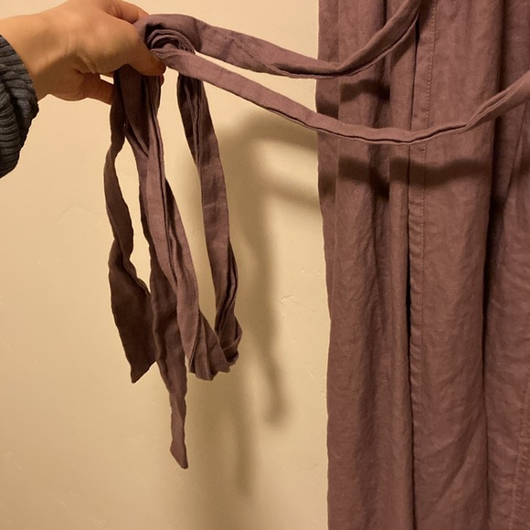 RESERVED: Sotela Luna Dress Lavender Linen - Picture 5 of 5